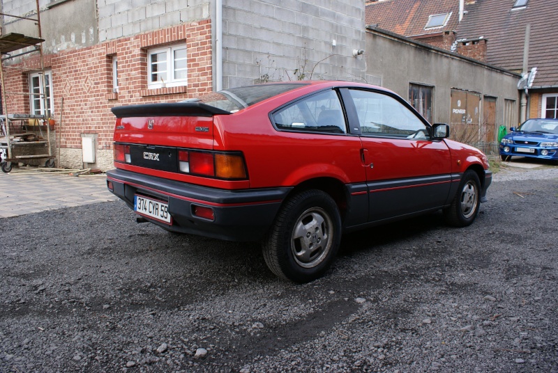 86 honda crx white