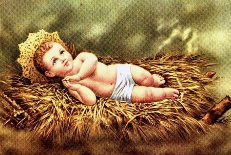 Papier peint image vintage de la vierge marie portant l'enfant jésus  bébé 