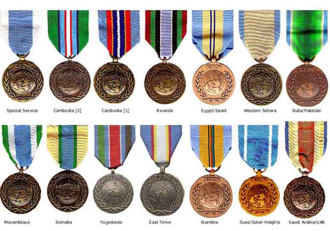 Peacekeeper medals
